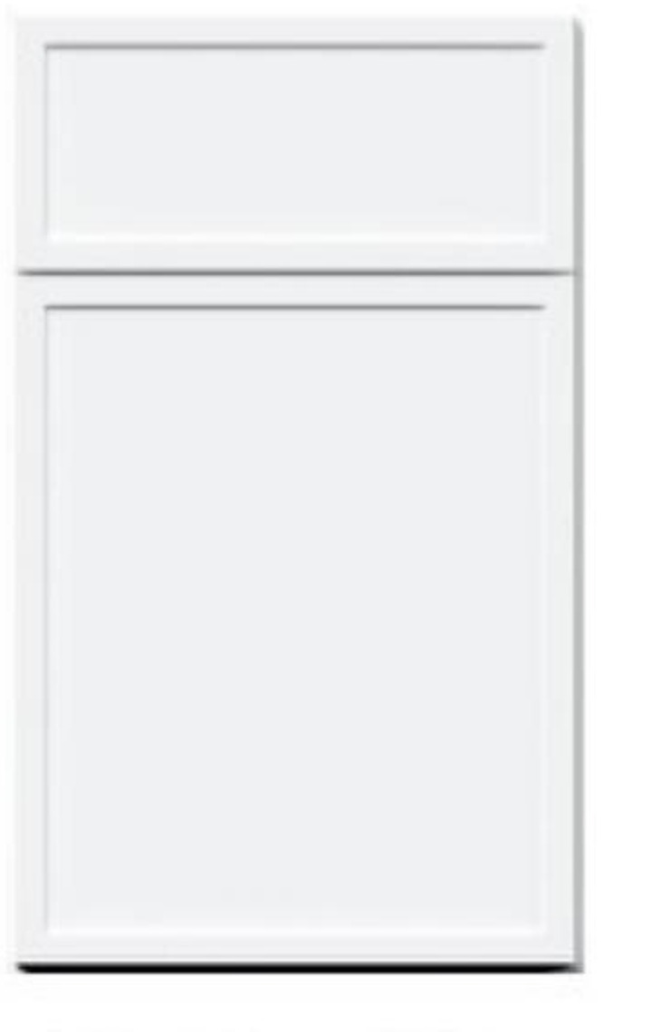 Slim Dove White cabinet door
