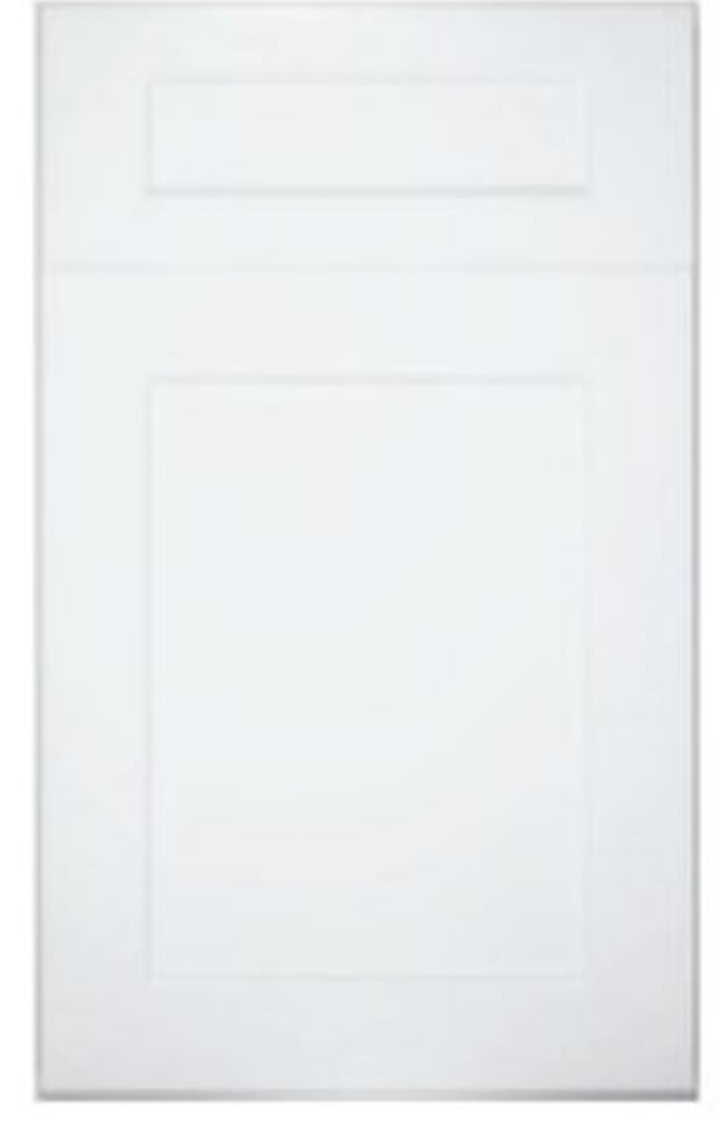 White Shaker cabinet door